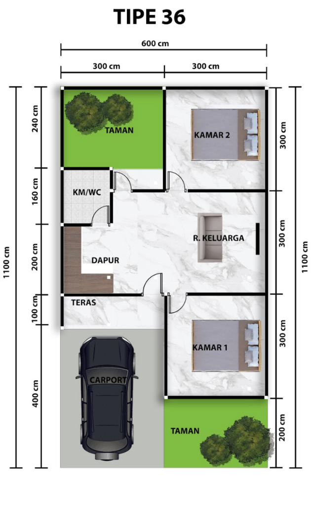 Tipe 36 Dyra Estate Ungaran